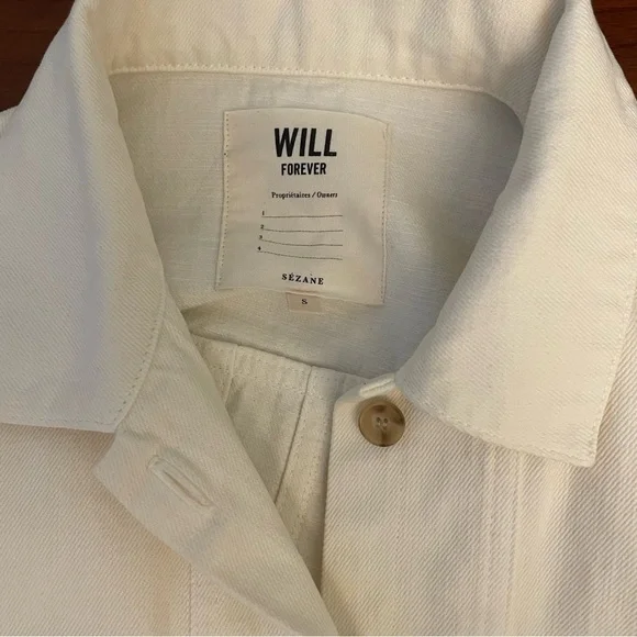 Sézane Will Jacket 
Size S Like New 
Utility 100% Cotton Canvas - Picture 6 of 7